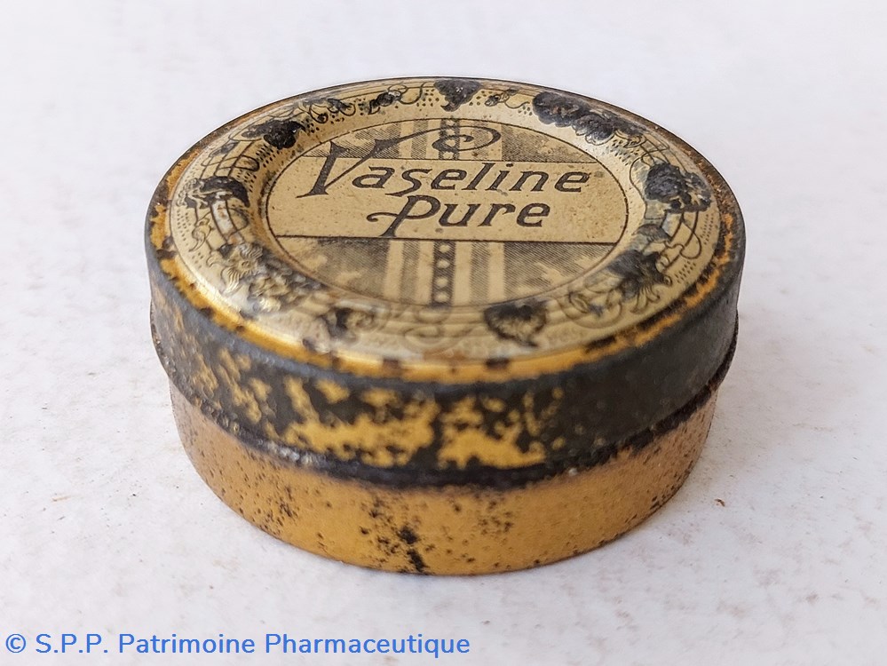science pharmacie vaseline pure boite metal de poche