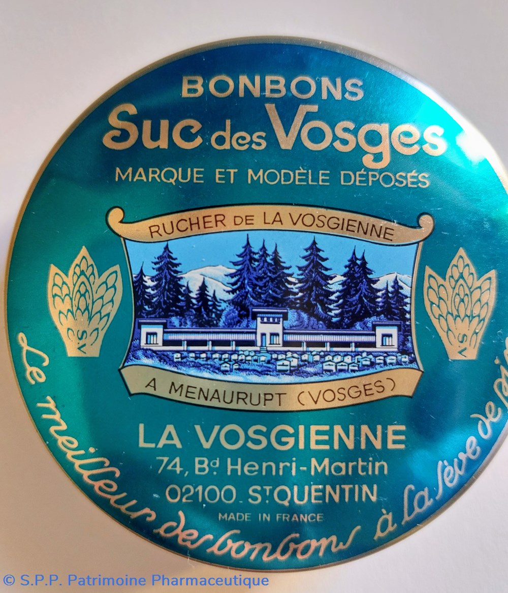 SUC DES VOSGES " Bonbons LA VOSGIENNE" science suc des vosges bonbons la vosgienne