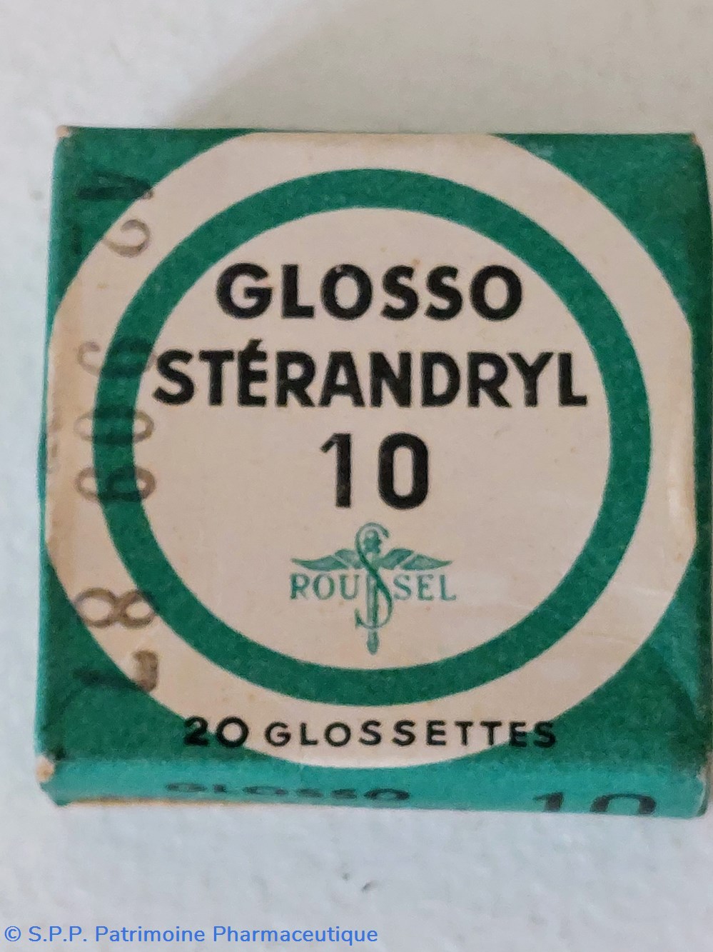 GLOSSO - STÉRANDRYL " 20 Glossettes 10" 2 science pharmacie glosso sterandryl 20 glossettes 10