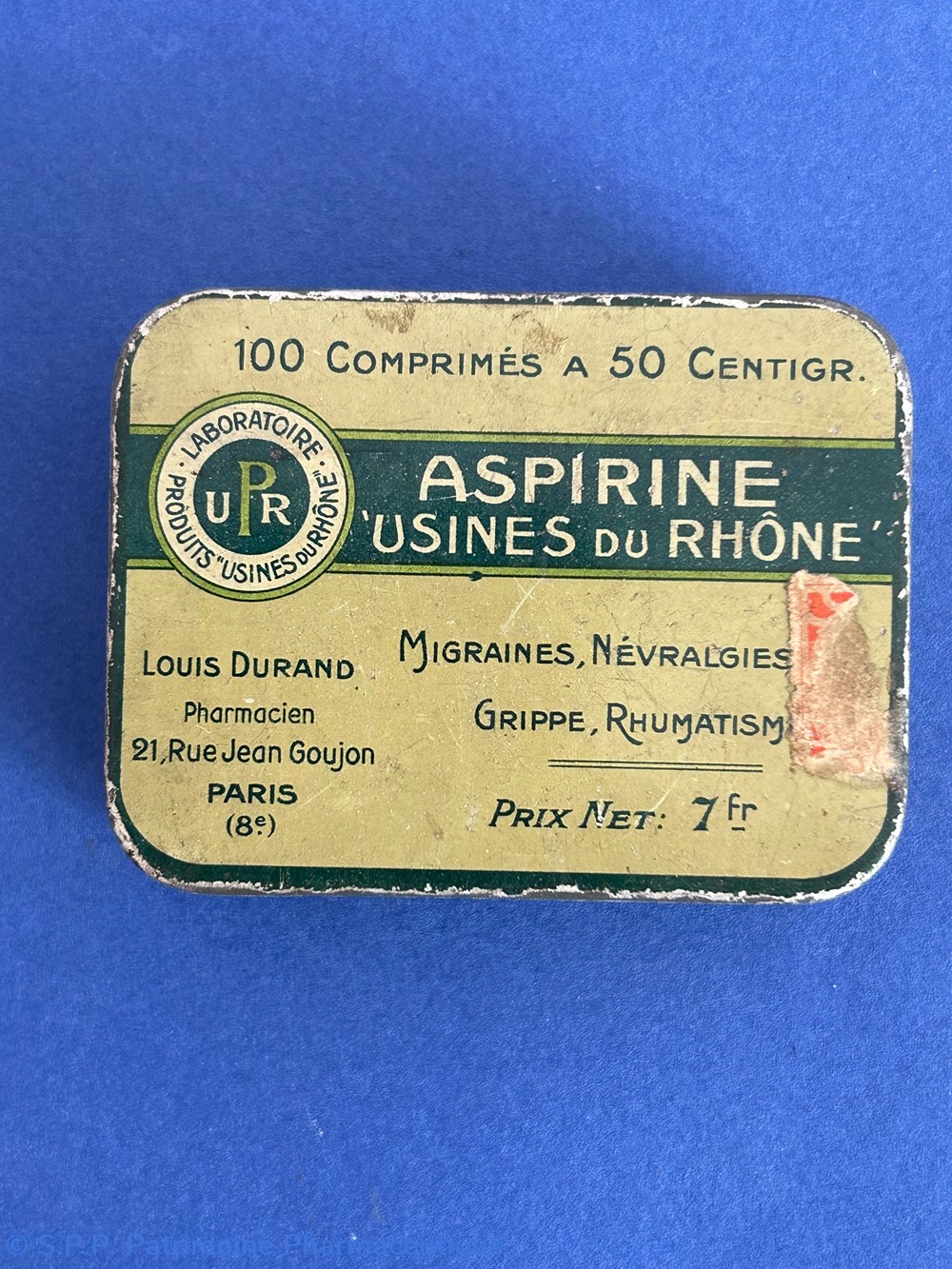 ASPIRINE Usines du Rhône science pharmacie aspirine usines du rhone
