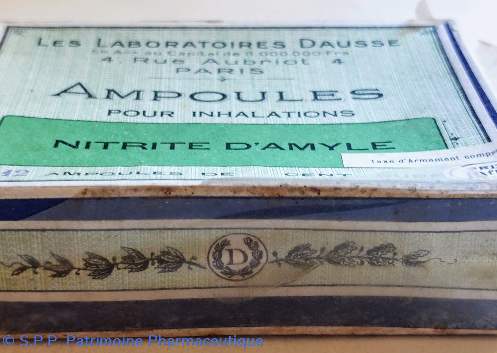 NITRITE D'AMYLE 12 Ampoules DAUSSE 4 science pharmacie nitrite amyle 12 ampoules dausse