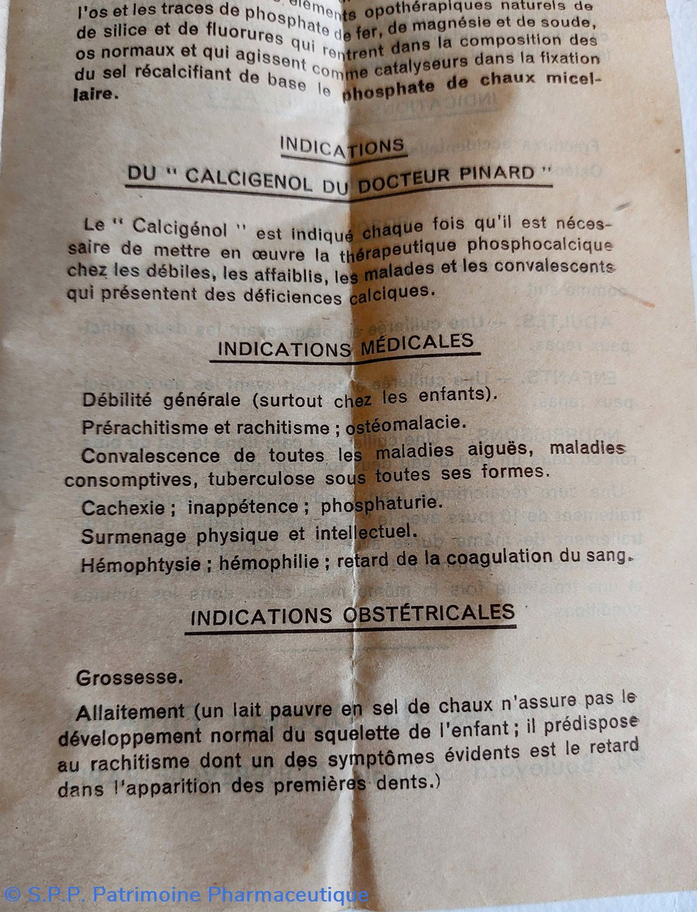 science pharmacie calcigenol du dr pinard