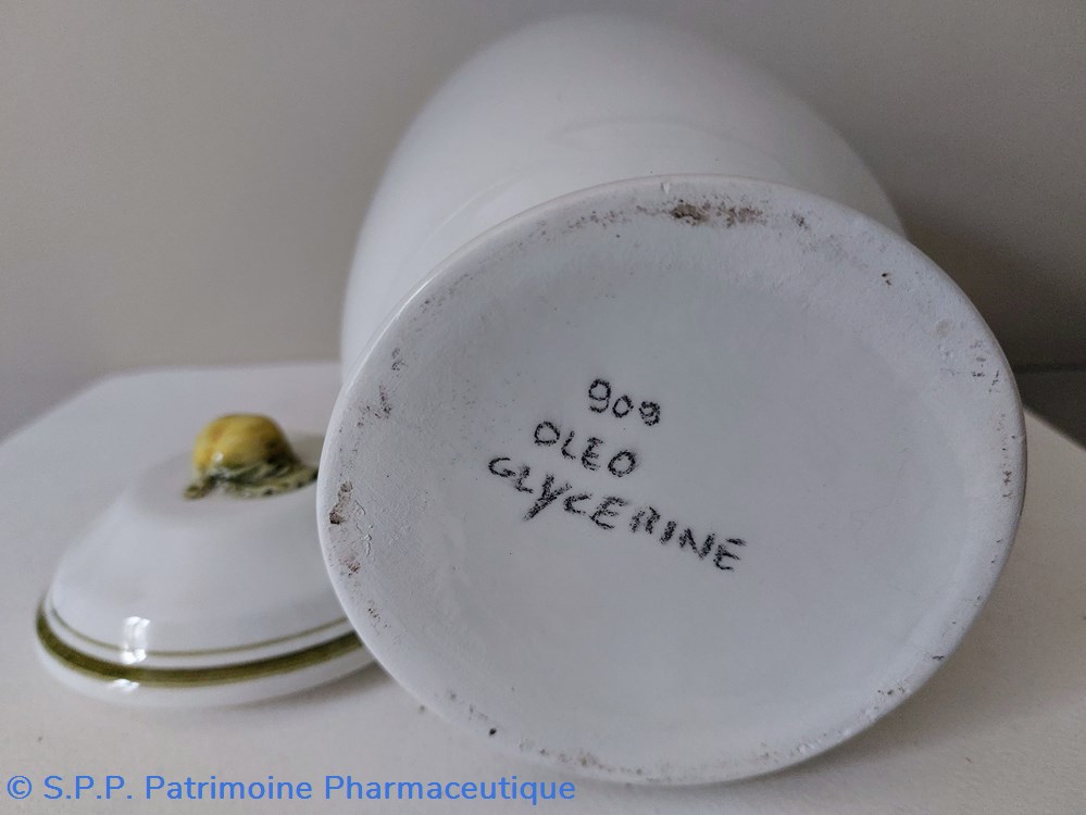 objets publicitaires pot de pharmacie vng cerat g oleo glycerine