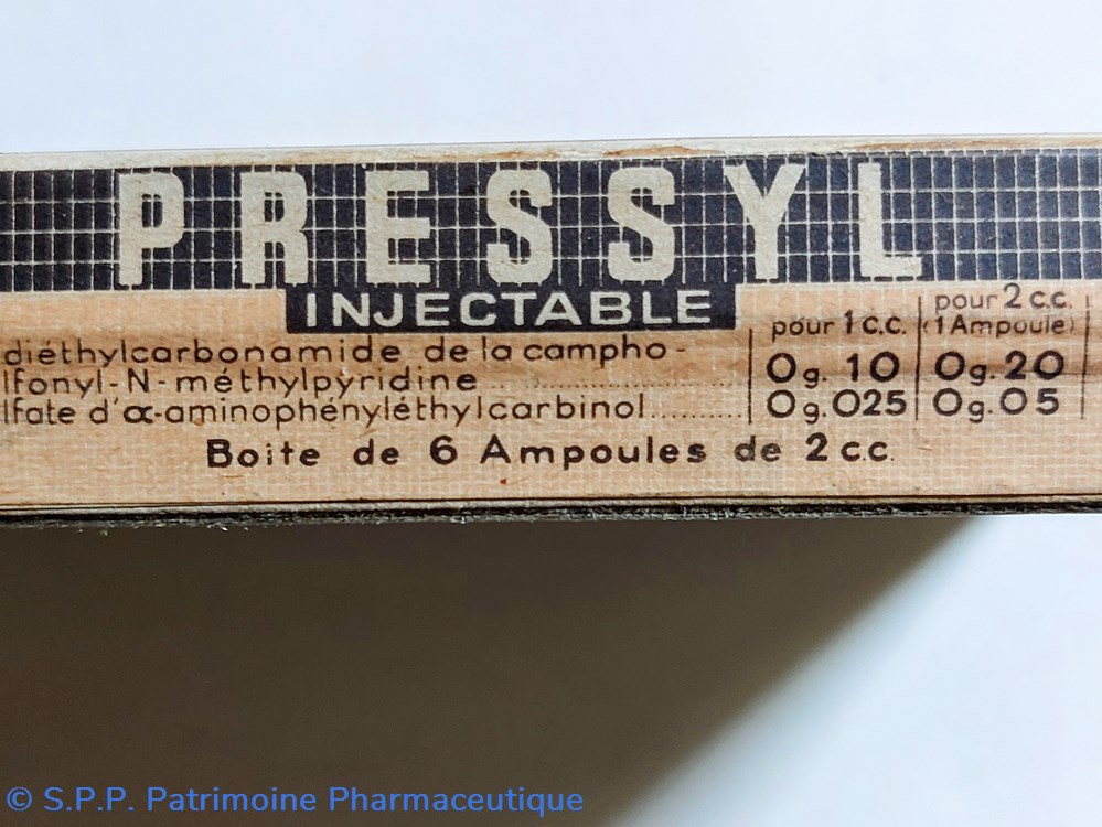 science pharmacie pressyl injectable 6 ampoules de 2 cc