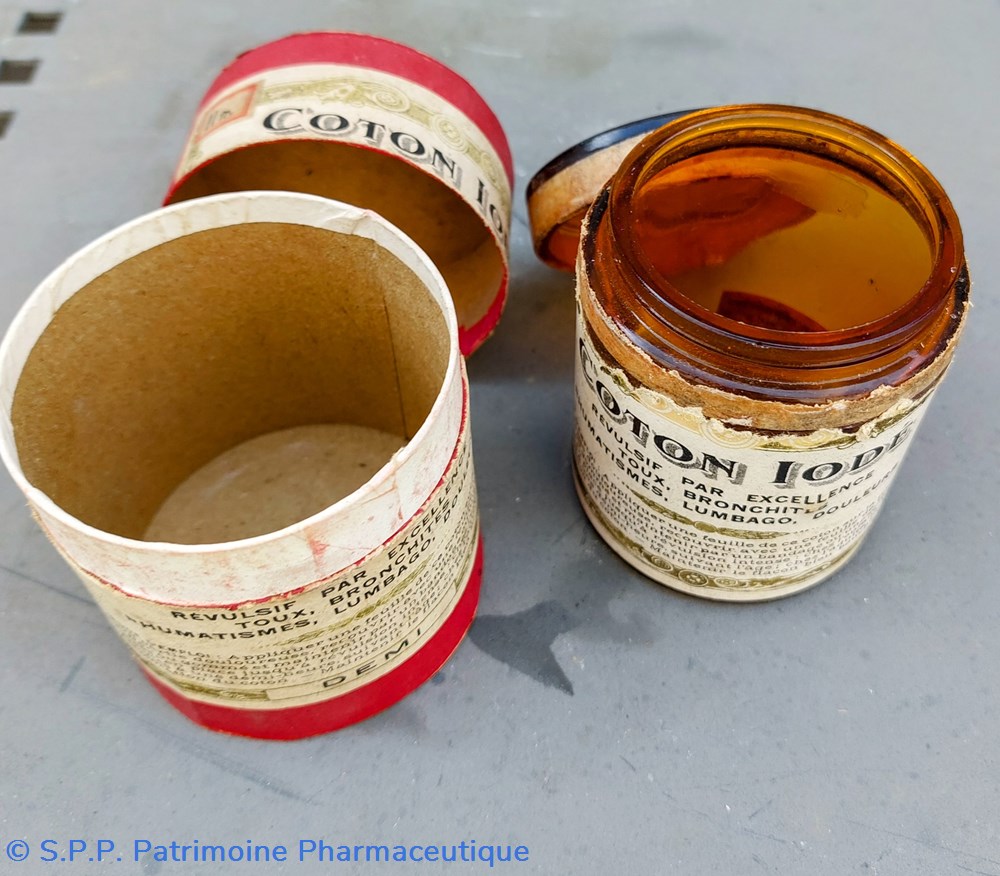 Coton Iodé 6 science pharmacie coton iode