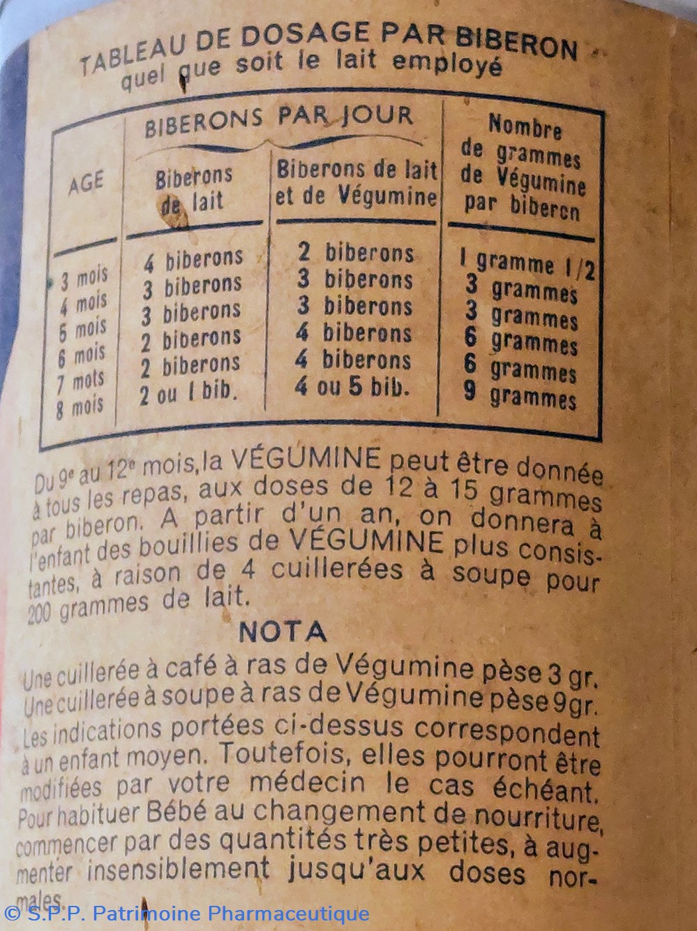 science pharmacie vegumine wander aliment enfant vitamine
