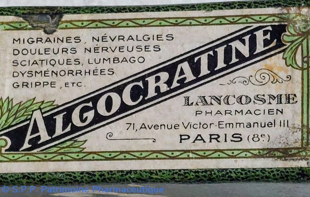 ALGOCRATINE Cachets LANCOSME 2 science pharmacie algocratine cachets lancosme