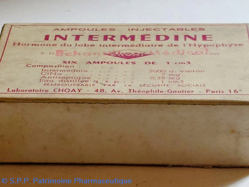 INTERMÉDINE 6 Ampoules injectables Choay 4 science pharmacie intermedine 6 ampoules injectables choay
