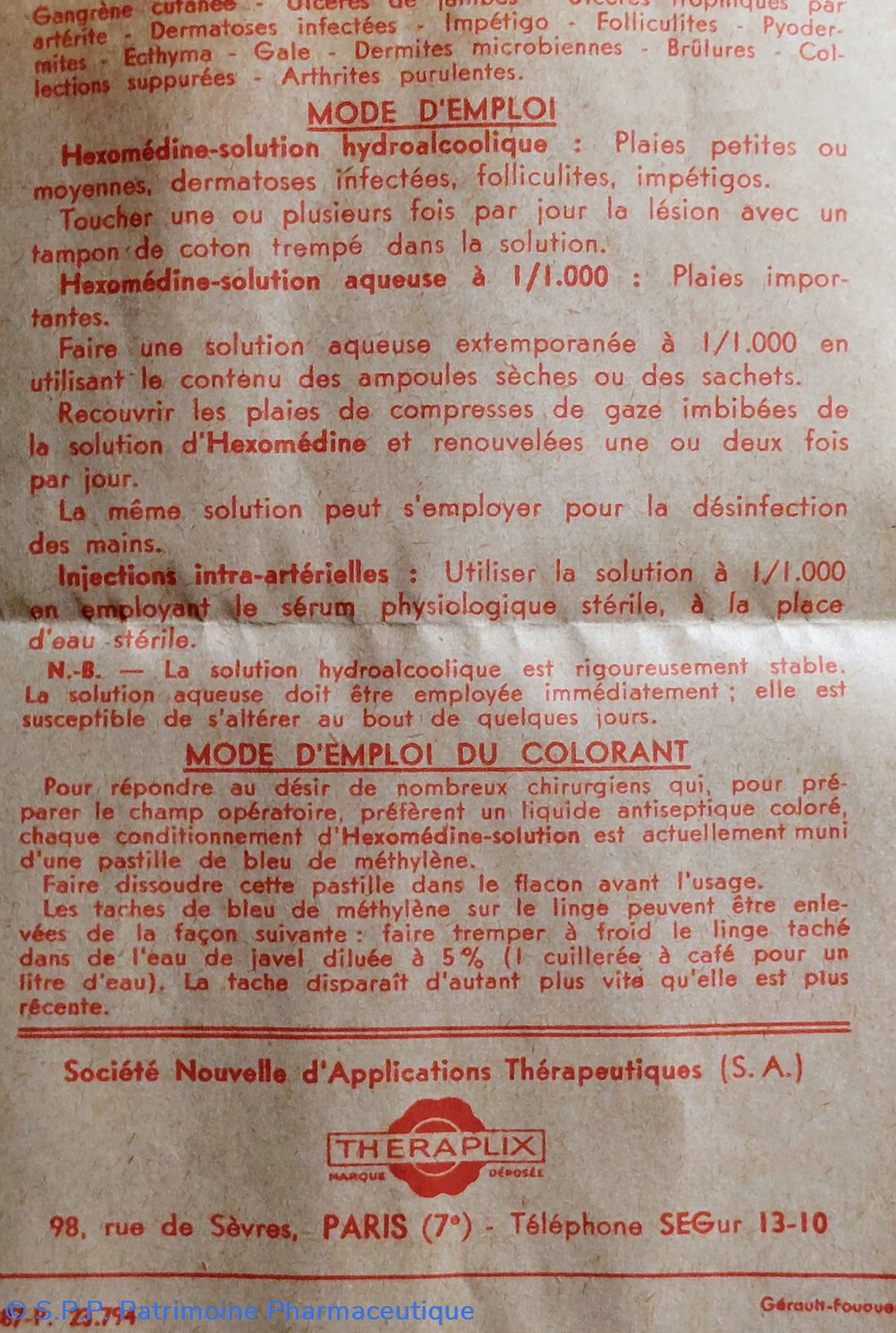 science pharmacie hemomedine flacon 30 cc theraplix
