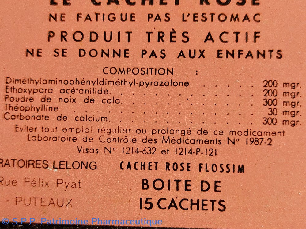 CACHET ROSE FLOSSIM/ 15 Cachets Lab Lelong 6 science pharmacie cachet rose flossim 15 cachets lab lelong