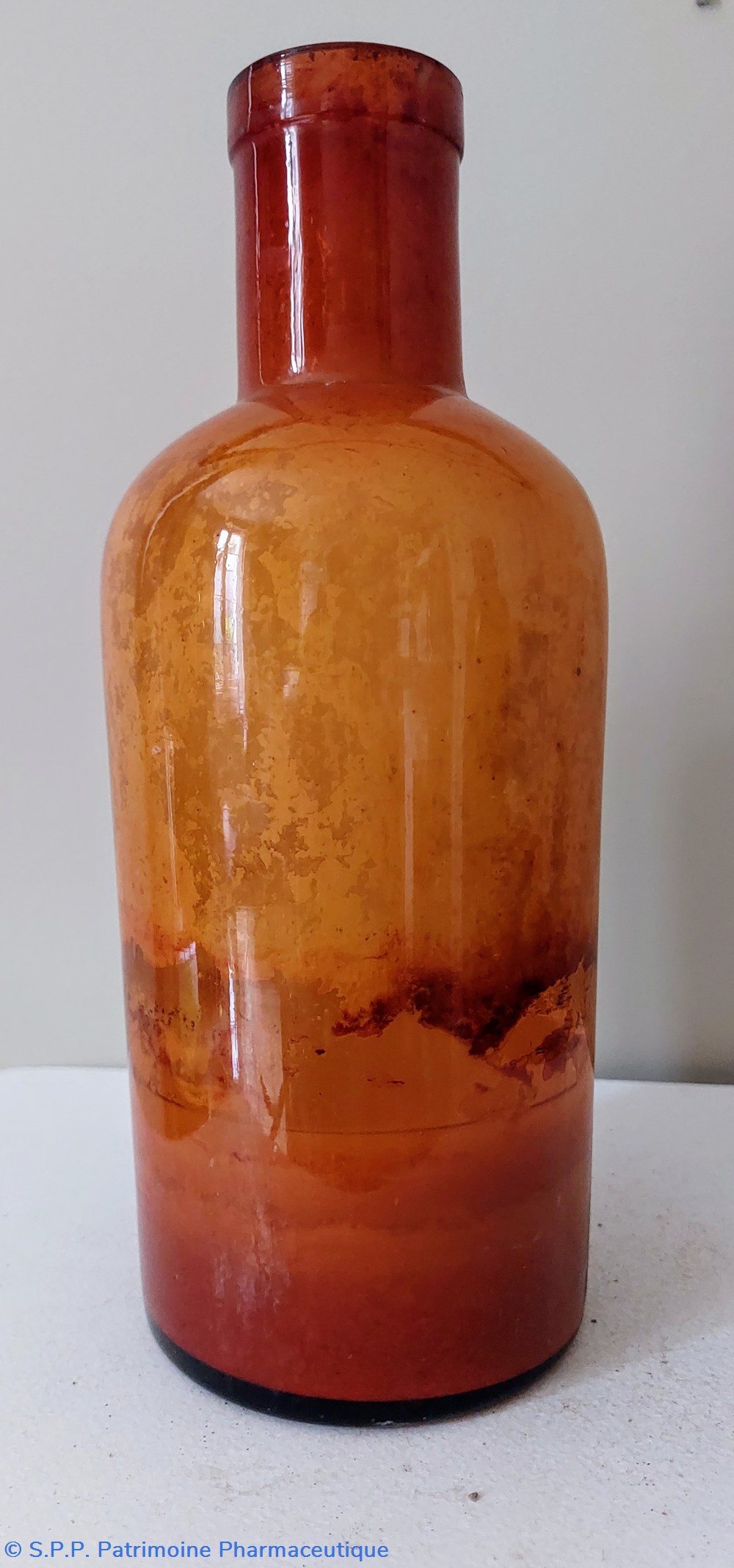 science pharmacie flacon 30 cm en verre ambre