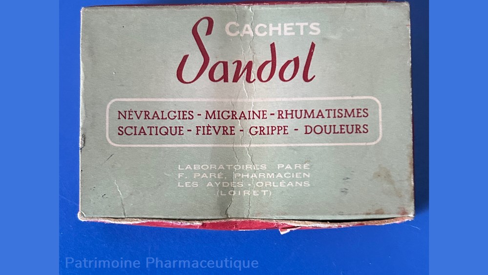 SANDOL Cachets science pharmacie sandol cachets