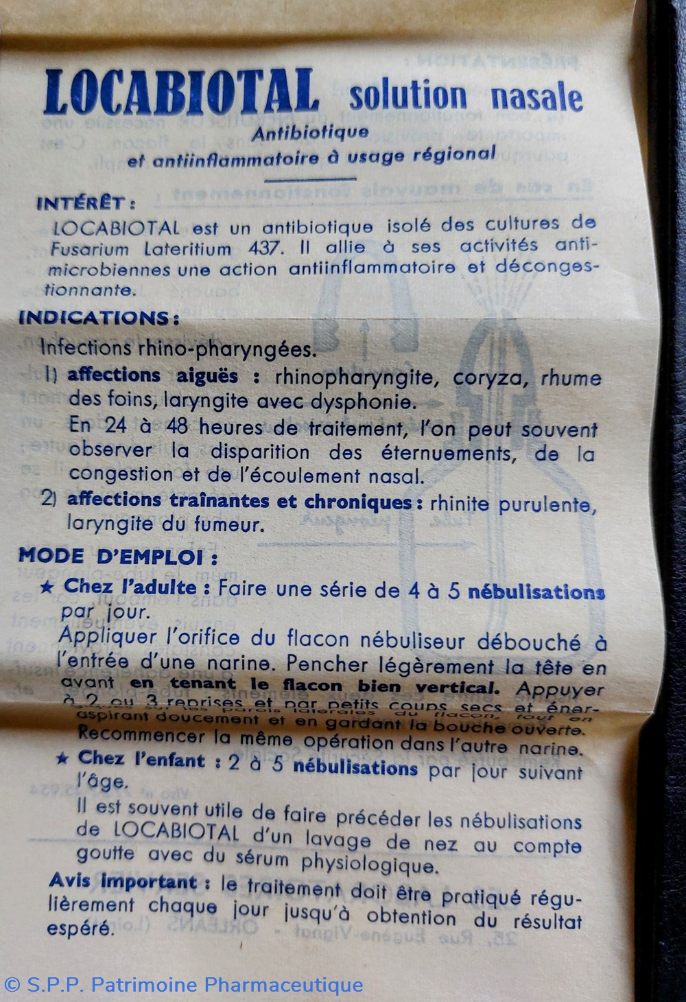 LOCABIOTAL Solution nasale Servier 7 science pharmacie locabiotal solution nasale servier