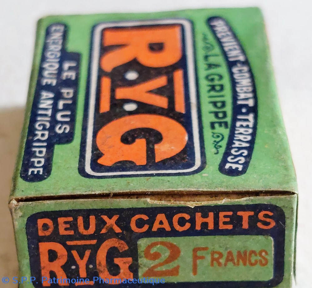 science pharmacie antigrippe ryg cachet tonique febrifuge