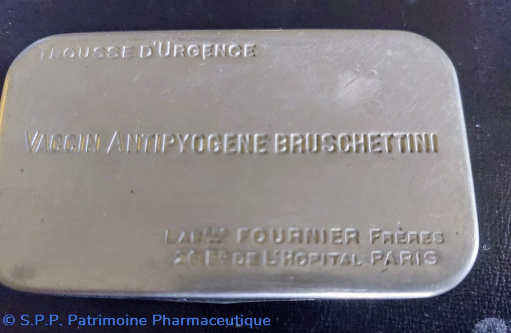 Trousse d'Urgence Vaccin ANTIPYOGENE BRUSCHETTINI 2 science pharmacie trousse urgence vaccin antipyogene bruschettini