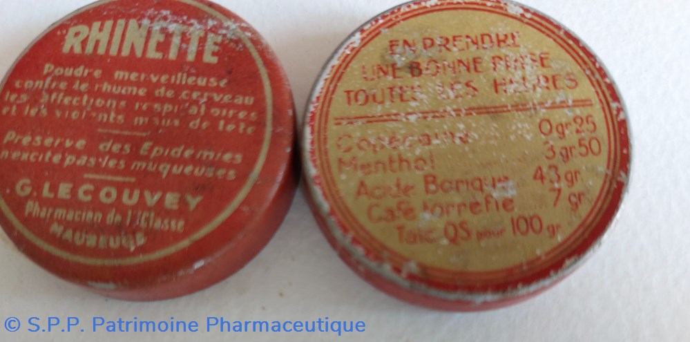 RHINETTE ( poudre) 4 science rhinette poudre