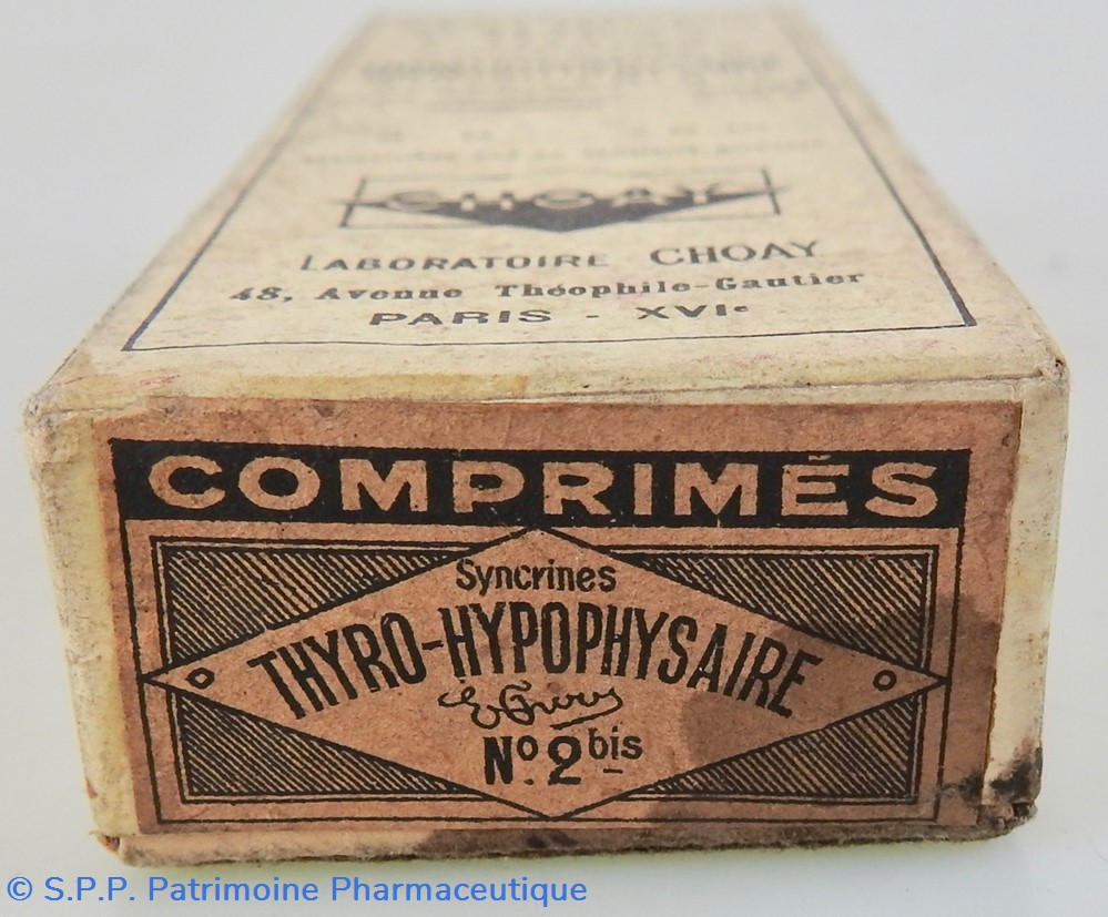 SYNCRINES CHOAY Opothérapie Thyro-Hypophysaire 4 science pharmacie syncrines choay opotherapie thyro hypophysaire