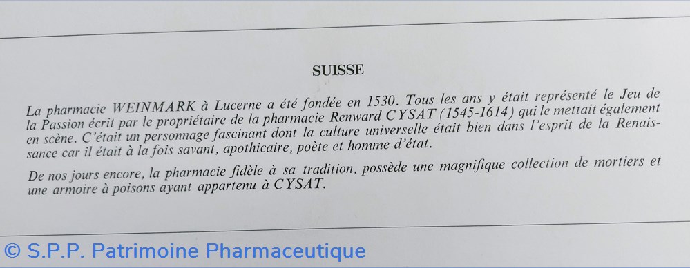 Apothicaire Suisse / Lab ROUSSEL n20 2 science pharmacie apothicaire suisse lab roussel n20