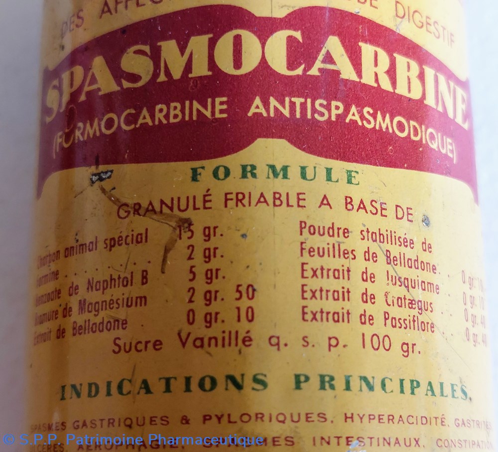 SPASMOCARBINE ( Granulés) 3 science spasmocarbine granules