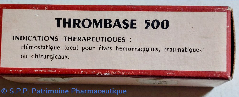 THROMBASE 500 Flacon + ampoule I. S. H. 2 science pharmacie thrombase 500 flacon ampoule i s h