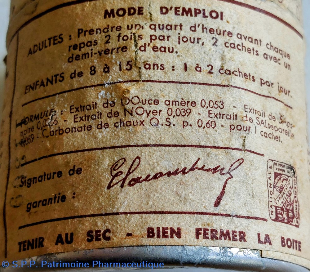 DO. SA. NO. SAL CACHETS conditionnement provisoire 8 science pharmacie do sa no sal cachets conditionnement provisoire
