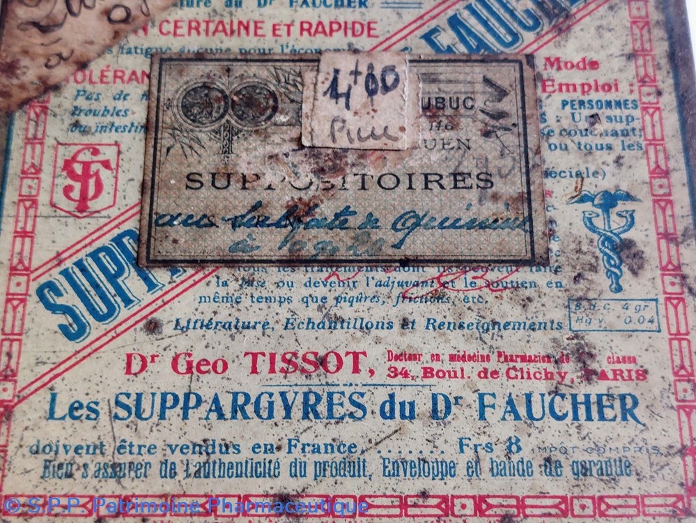SUPPARGYRES du Dr Faucher / Suppositoires au Sulfate de Quinine 0. gr 20 4 science pharmacie suppargyres du dr faucher suppositoires au sulfate de quinine 0 gr 20