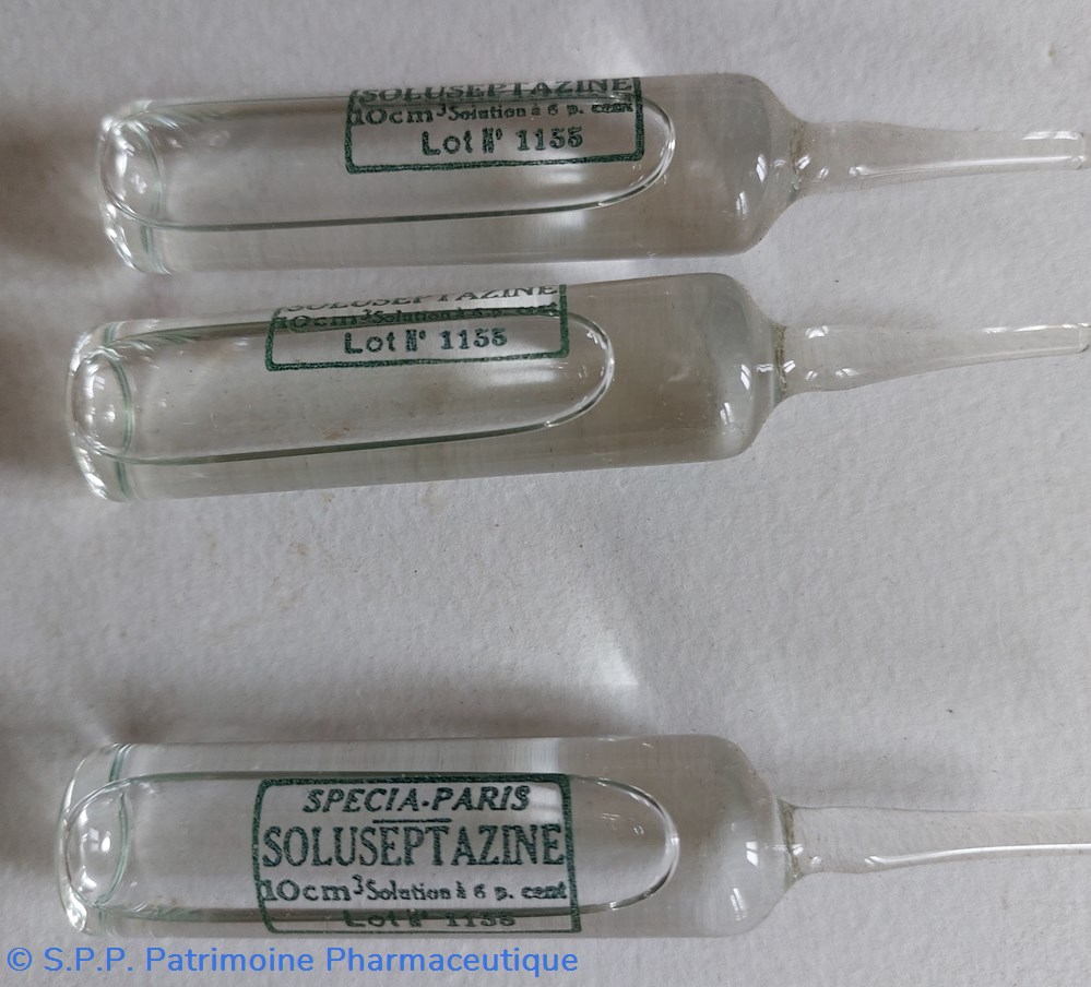 science soluseptazine ampoules par voie parenterale