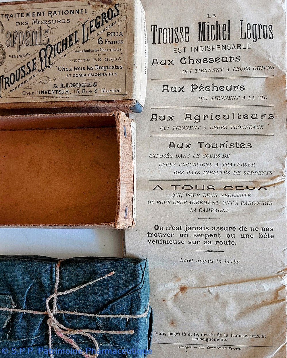science trousse morsures de serpents m legros