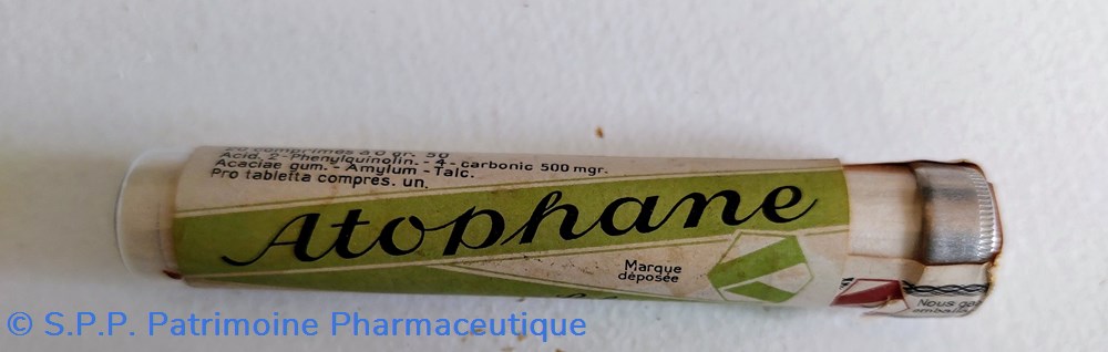ATOPHANE ( Comprimés allemands) science atophane comprimes allemands