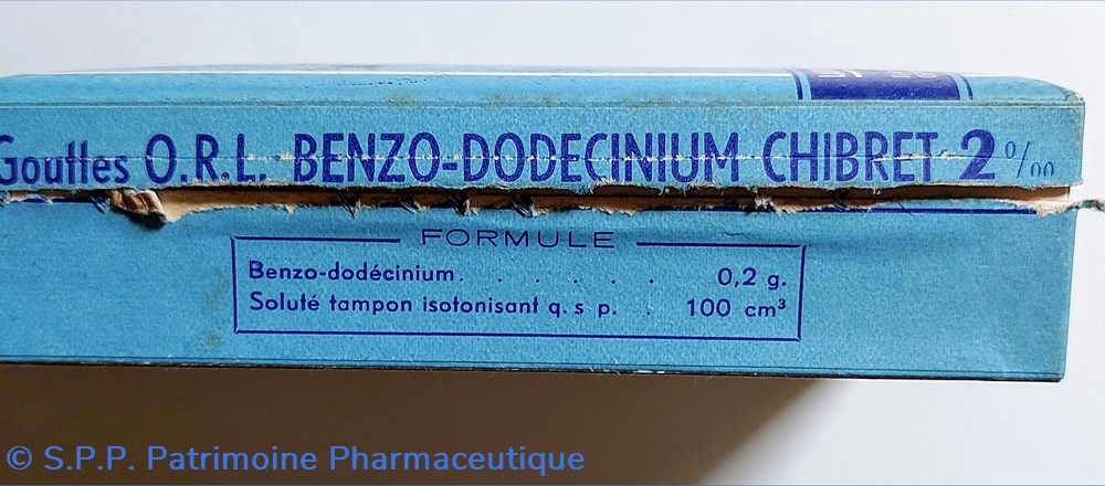 GOUTTES ORL BENZO - DOFECINIUM CHIBRET 3 science pharmacie gouttes orl benzo dofecinium chibret
