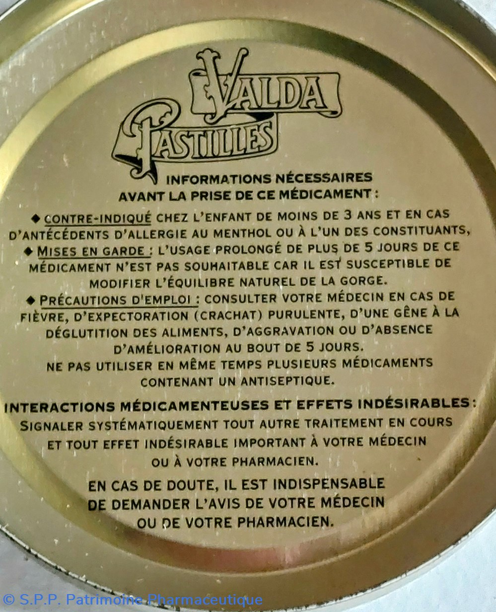 science pharmacie valda pastilles classiques