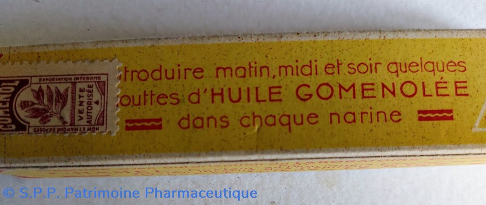 HUILE GOMENOLLEE à 10% ( tube) 3 science huile gomenollee a 10 tube