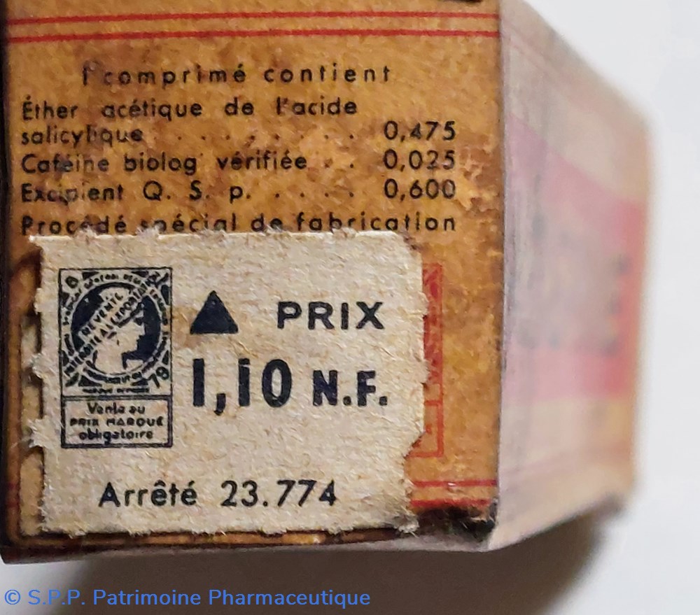 MÉTASPIRINE Syn Métacyline 3 science pharmacie metaspirine syn metacyline