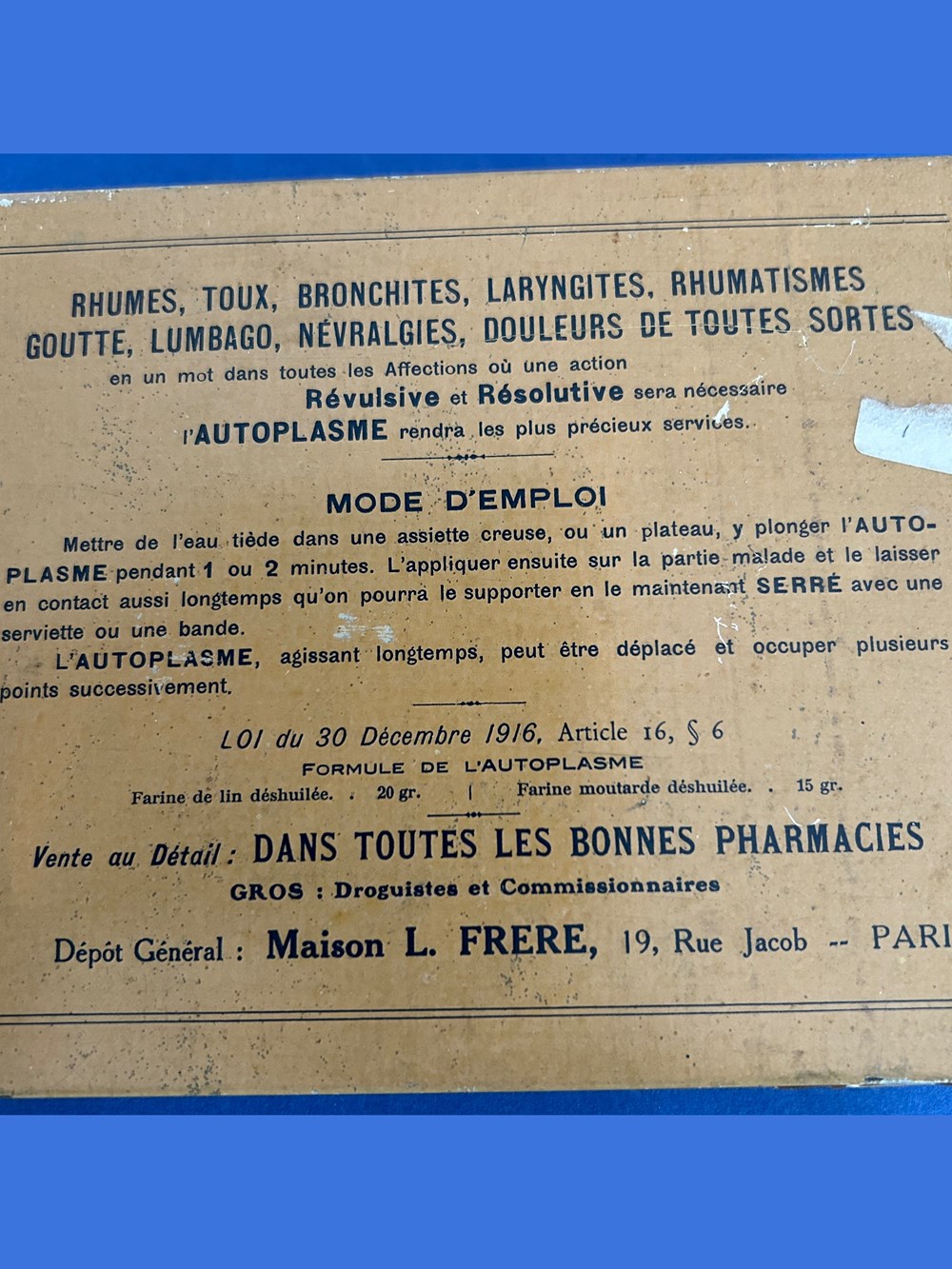 science pharmacie autoplasme vaillant