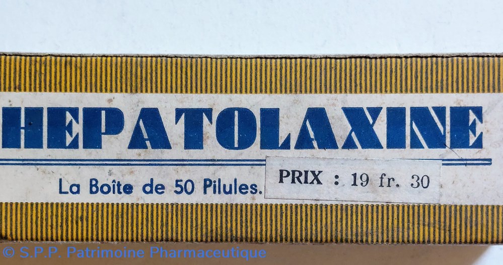 HEPATOLAXINE 50 PILULES L. MARQUER science pharmacie hepatolaxine 50 pilules l marquer
