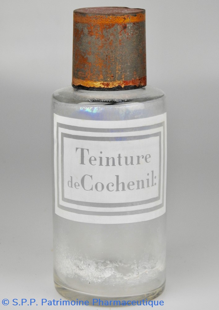 Flacon en verre petit modèle étiquette blanche Pharmacie RAVASSE 4 science flacon en verre petit modele etiquette blanche pharmacie ravasse