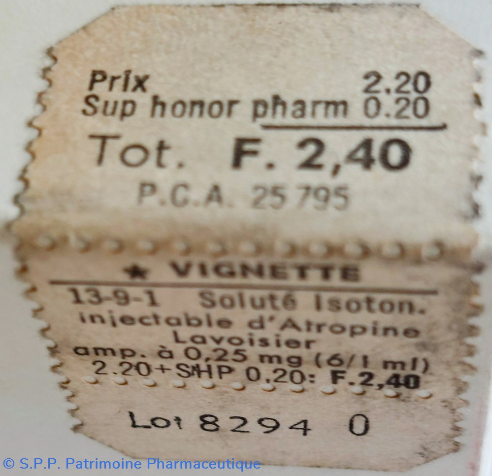 SULFATE D'ATROPINE 6 ampoules 1ml 4 science pharmacie sulfate atropine 6 ampoules 1ml