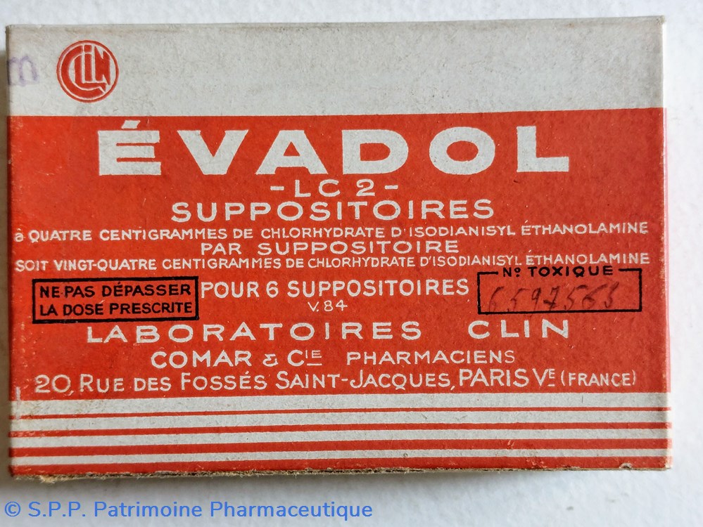 science pharmacie evadol 6 suppositoires lc2