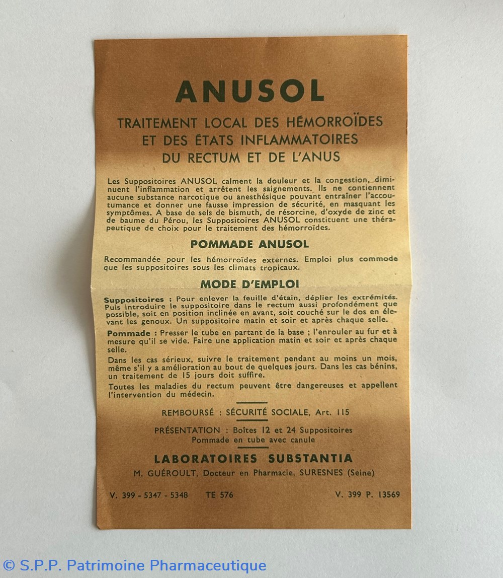 science pharmacie anusol suppositoires