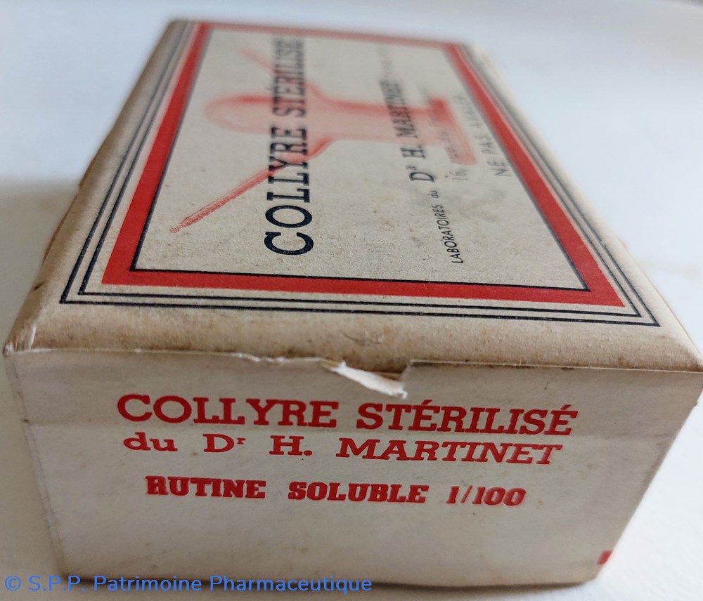 COLLYRE MARTINET RUTINE SOLUBLE 1/100 science pharmacie collyre martinet rutine soluble 1 100
