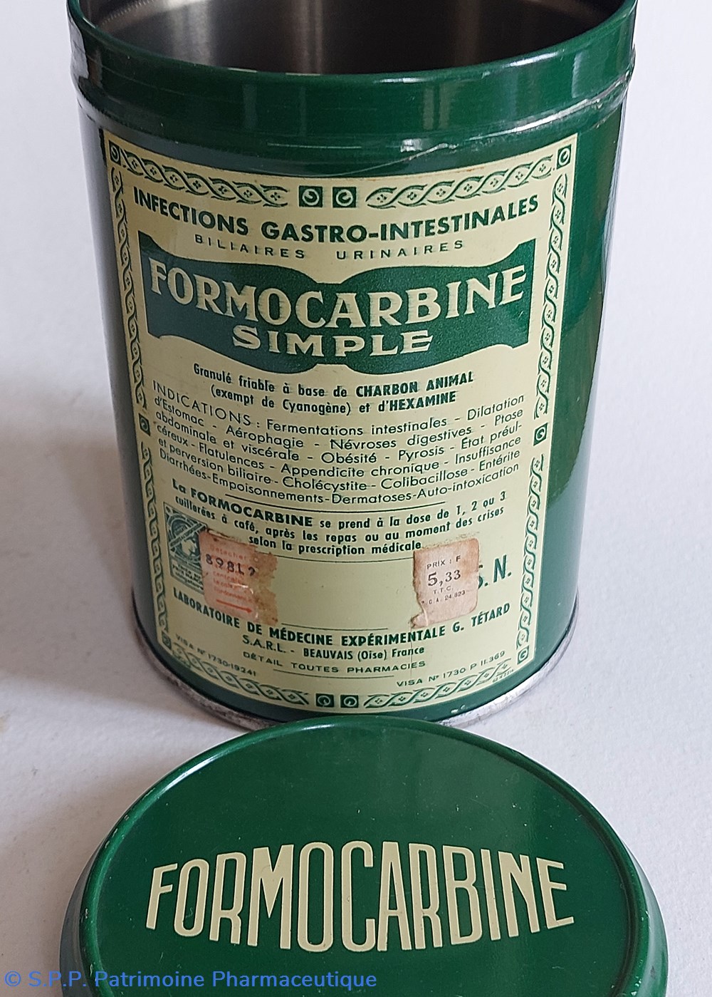 FORMOCARBINE SIMPLE ( Granulés) 5 science formocarbine simple granules