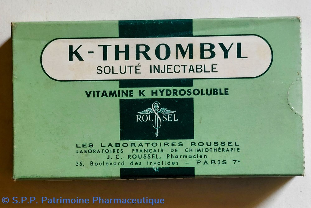 science pharmacie k thrombyl 6 ampoules solute injectable