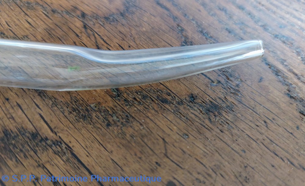 Tube en verre aplati à une extrémité 20cm 3 science pharmacie tube en verre aplati a une extremite 20cm