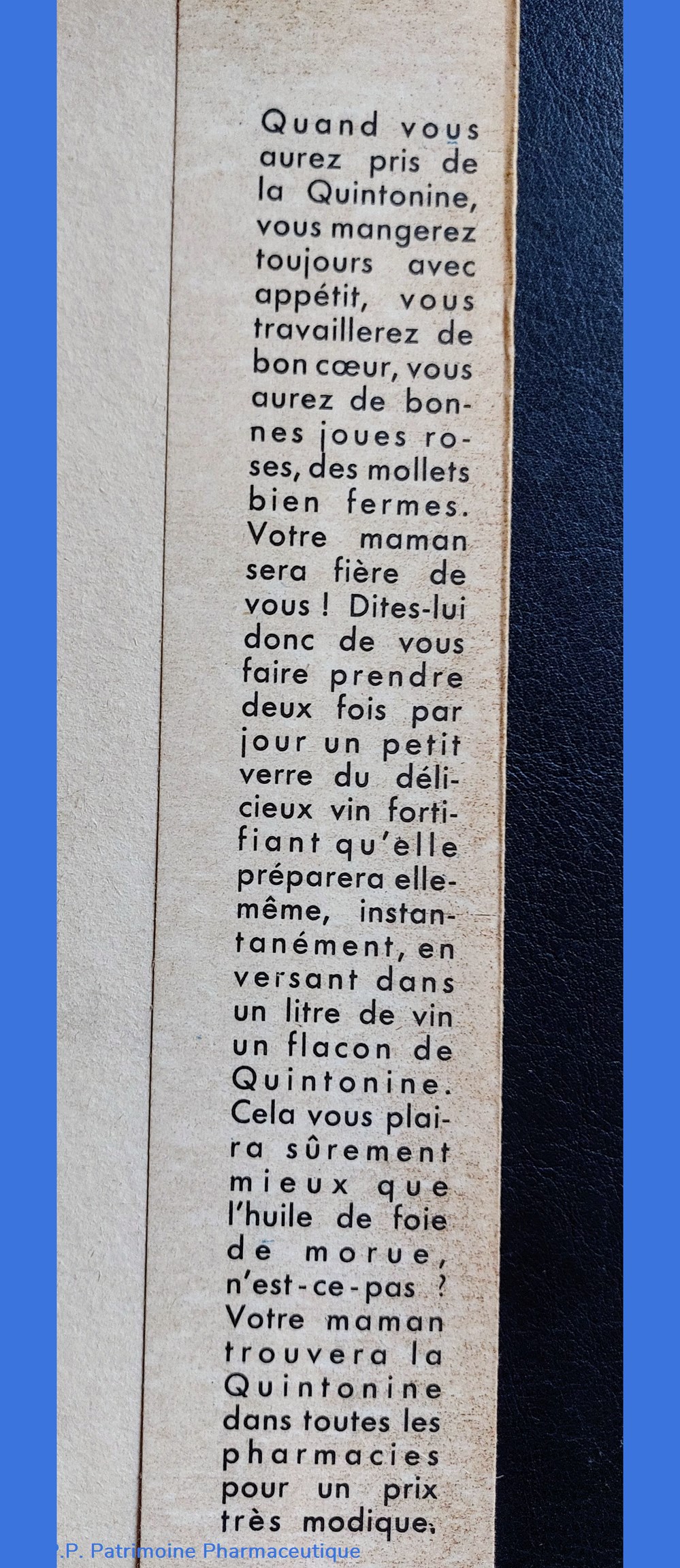 science pharmacie quintonine protege cahier le roi yvetot