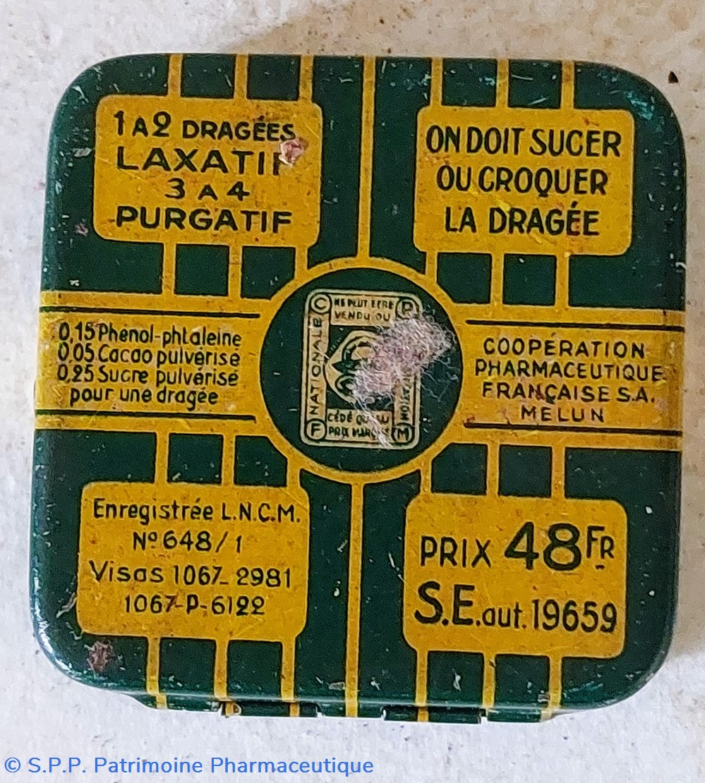LAXILINE Laxatif Purgatif / lot de trois boîtes 3 science pharmacie laxiline laxatif purgatif lot de trois boites