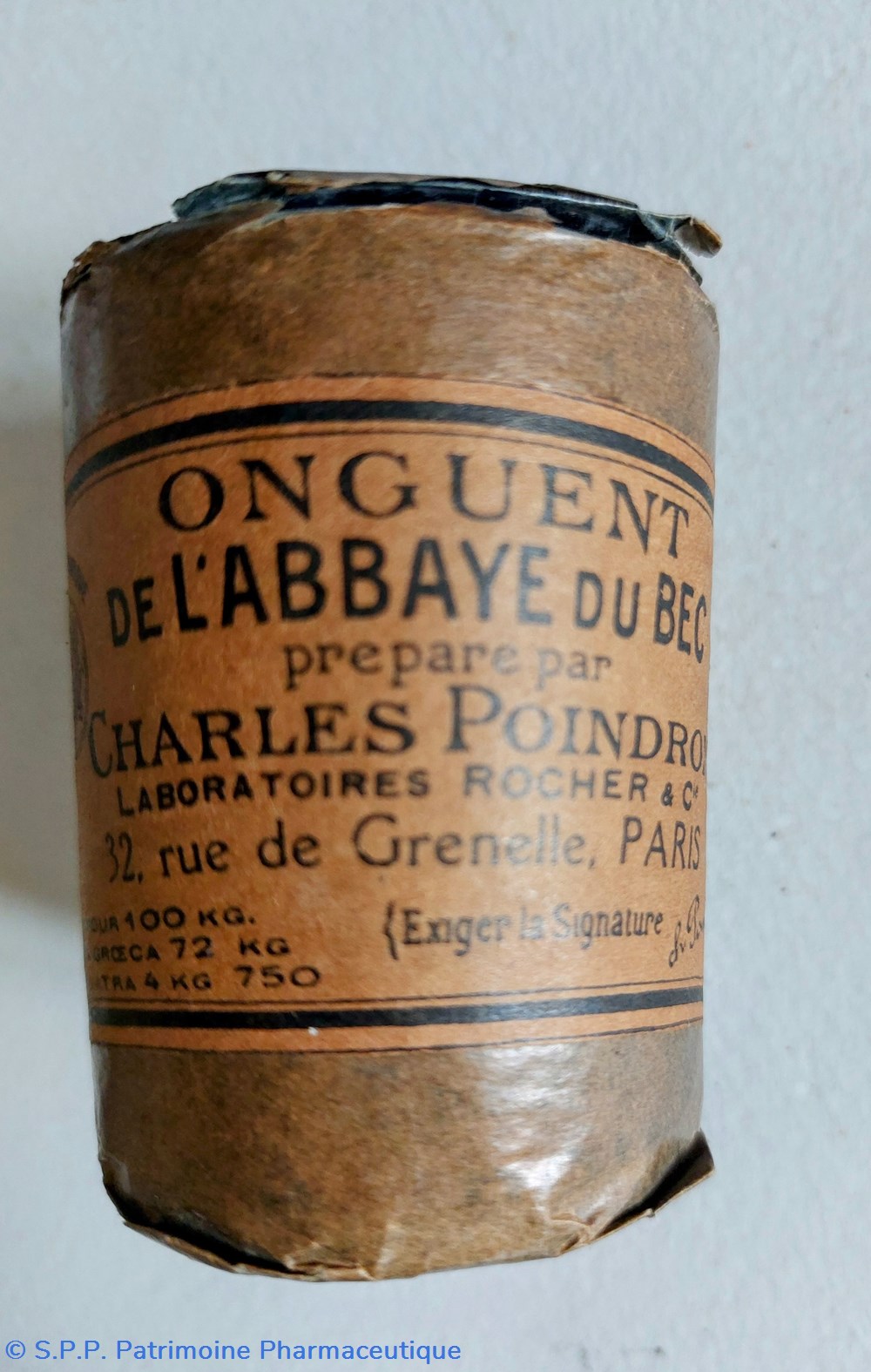 ONGUENT DE L'ABBAYE DU BEC science onguent de abbaye du bec