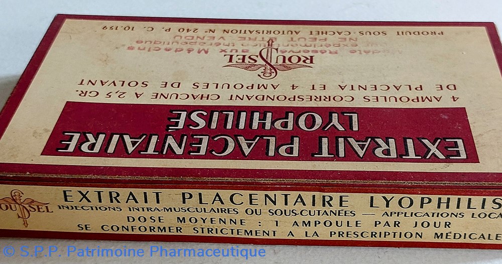 EXTRAIT PLACENTAIRE LYOPHILISÉ 4 Ampoules 7 science pharmacie extrait placentaire lyophilise 4 ampoules