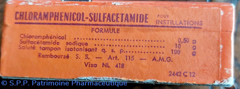 Chloramphénicol Sulfacetamide 10 ml CHIBRET 2 science pharmacie chloramphenicol sulfacetamide 10 ml chibret