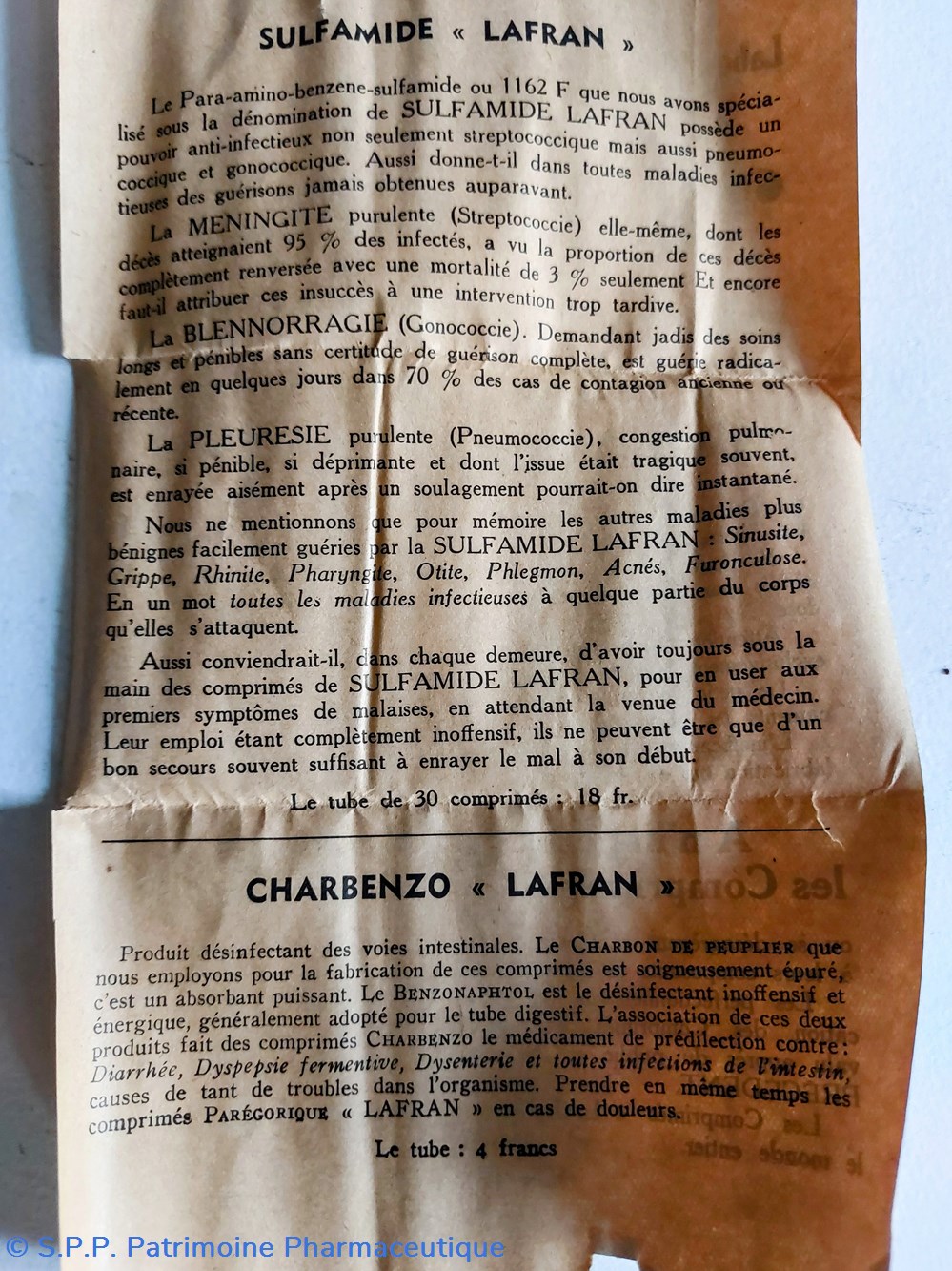 PARÉGORIQUE LAFRAN ( Comprimés) 7 science paregorique lafran comprimes
