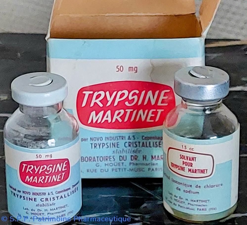 TRYPSINE MARTINET 50 mg ( 2 flacons) science pharmacie trypsine martinet 50 mg 2 flacons